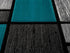 Black, Grey, and Multicolor 3D Carved Modern Area Rug